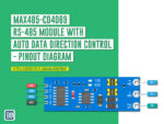 MAX485-CD4069 RS-485 Module With Auto Data Direction Control – Pinout ...