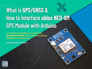 What is GPS/GNSS and How to Interface uBlox NEO-6M GPS Module with Arduino CIRCUITSTATE Electronics Feature Image