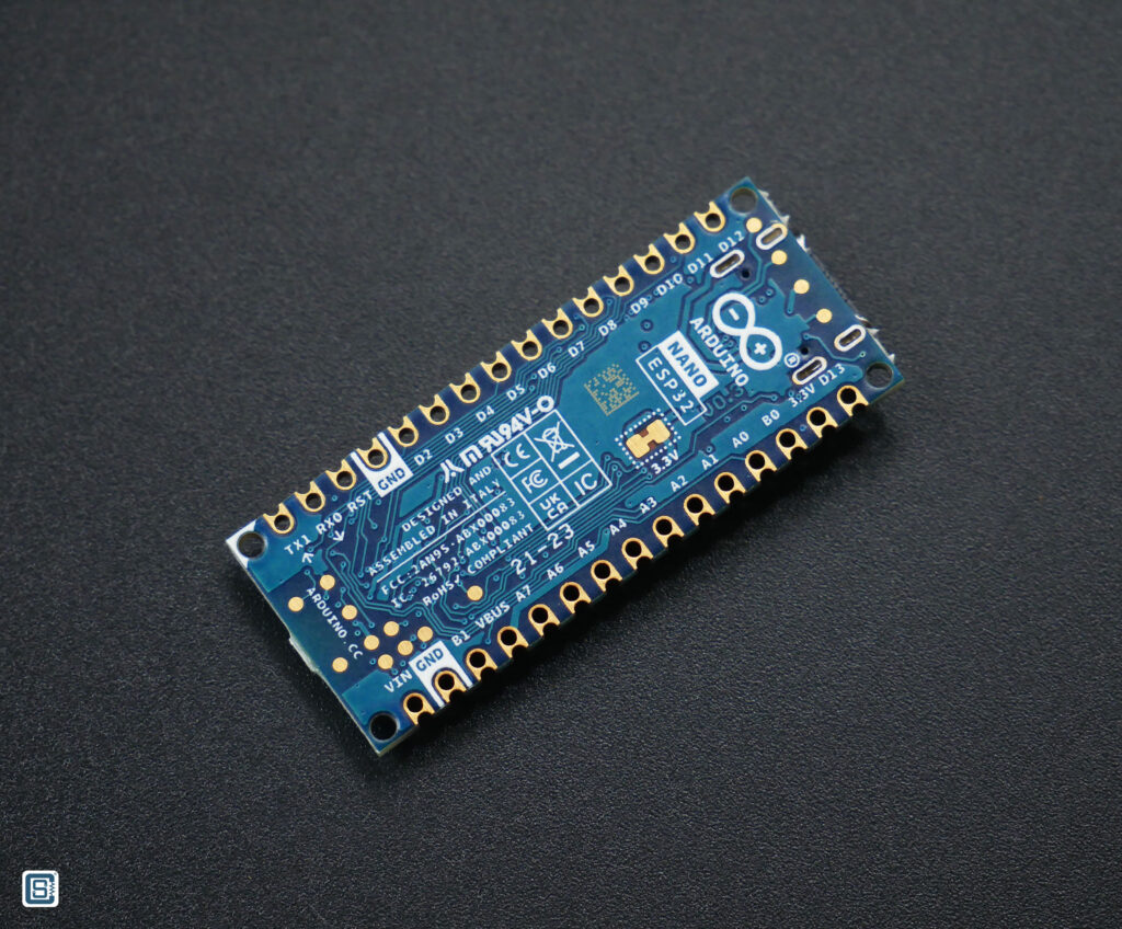 Arduino Nano ESP32 WiFi IoT Development Microcontroller Board Bottom CIRCUITSTATE Electronics