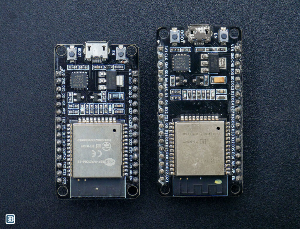 DOIT-ESP32-Devkit-V1 WiFi Development Board 30 Pin and 36 Pin Comparison by CIRCUITSTATE Electronics